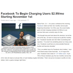 Ne širite lažnu vest: Facebook NEĆE naplaćivati korišćenje
