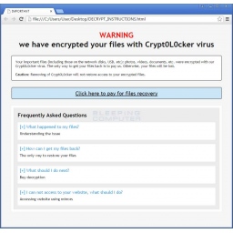 Novi kripto-ransomware Crypt0L0cker izbegava američke korisnike i neke fajlove