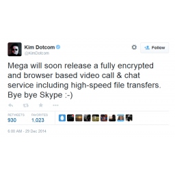 Kim Dotkom najavio novi kriptovani servis za video pozive, chat i brzi prenos fajlova