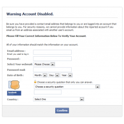 Oprez: Lažno obaveštenje da je onemogućen pristup Facebook nalogu je fišing