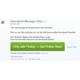 Popularni dodatak za Firefox Download Manager prikuplja informacije o korisnicima