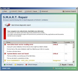 Lažni S.M.A.R.T. Repair alat za 'popravku' hard diska
