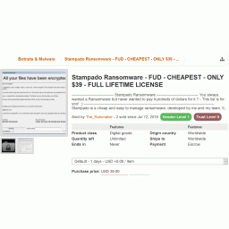 Novi ransomware prodaje se na Dark Webu za samo 39 dolara