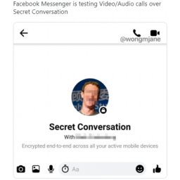 Facebook testira šifrovane audio i video pozive u Messengeru