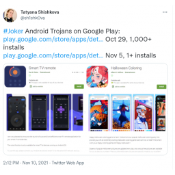 Malver Joker ponovo pronađen u Google Play prodavnici