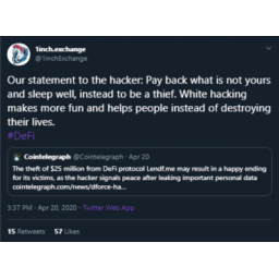 Haker vratio 25 miliona dolara u kripto-valutama koje je ukrao dva dana ranije