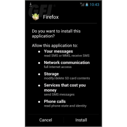 SMS Trojanac prerušen u Firefox za Android