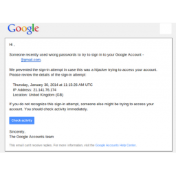 Fišing: Lažna obaveštenja od Google-a o sumnjivom pokušaju prijavljivanja na nalog