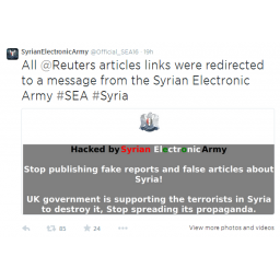Sirijska elektronska armija hakovala Rojters