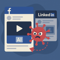Oglasi za lažne AI video generatore na Facebook-u i LinkedIn-u šire malvere