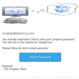 Emailovi o resetovanju Dropbox lozinke vode do Trojanca Zeus
